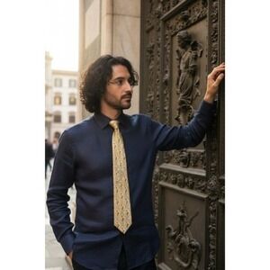 Vintage‎ flamingoes Stuart Davies Italian silk tie